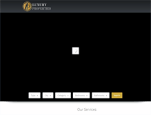 Tablet Screenshot of luxurypropertyshop.com